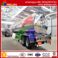 Tri-Axles Capacity 35-60cbm Semi Trailer Asphalt Bitumen Heating Tank